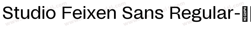 Studio Feixen Sans Regular字体转换